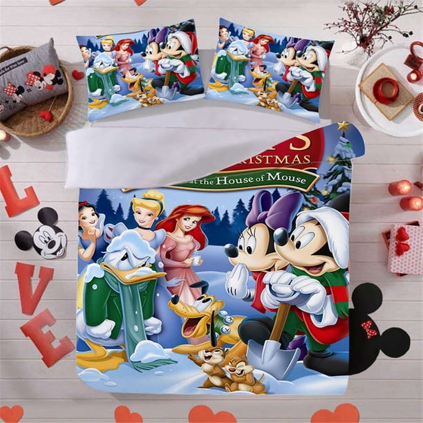 Beautiful Princess Quilt Duvet Cover Set Pillow case Print3-Piece Bedding Set (1 Duvet Cover + 2 Pillow Shams)
