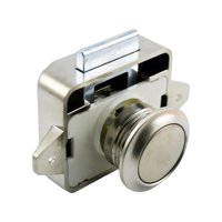 Ioensy - Cerradura De Pestillo Con Botón, Perilla De Cajón Profesional Para Furgoneta, Yate, Autocaravana, Estilo D