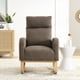 thumbnail image 1 of [Video] Welike 27.6"W Modern Accent High Backrest Living Room Lounge Arm Rocking Chair, Two Side Pocket(W83453338), 1 of 3