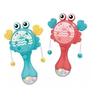 Genérico - Sonajero Y Mordedor Musical Cangrejo Celeste