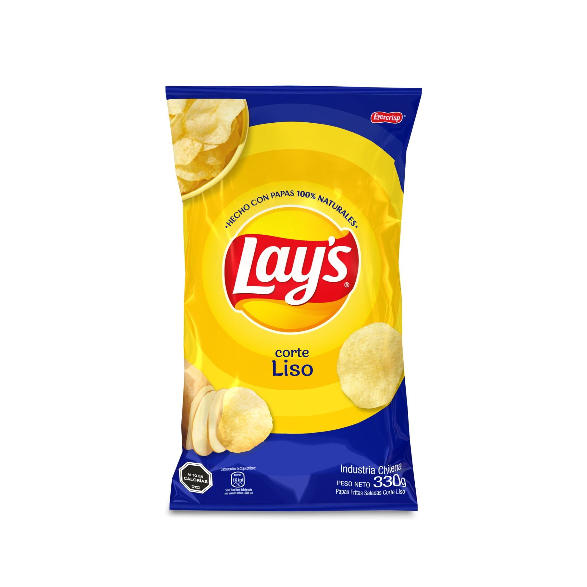 Papas Fritas Corte Liso 330 g Lay's