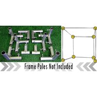 Marco De Golf Cimarron De 10 X 10 X 10 Pies Con Kit De Esquina Con Marco