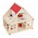 thumbnail image 1 of Casa De Muñecas De Madera Muebles Niñas + Set Familia Real, 1 of 3
