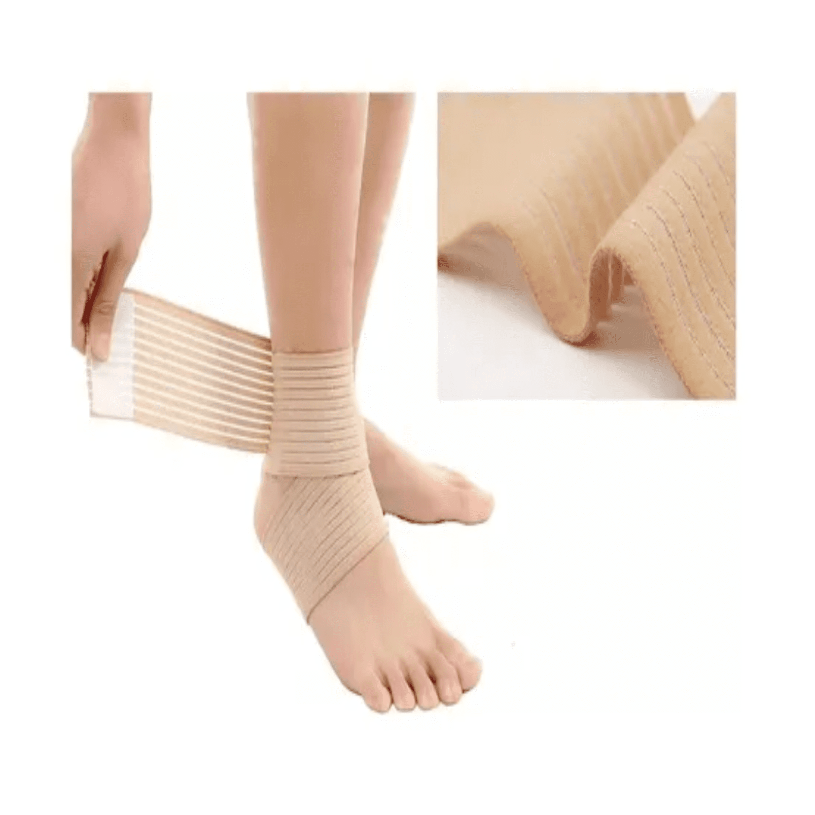 Xiaole - Vendas Elásticas De Compresión Para Tobillo Codo Rodilla Par