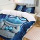 thumbnail image 1 of x504 Inside Out 3-Piece Bedding Set Warm And Comfortable Soft Duvet Cover Bed Set with 1 Duvet Cover And 2 Pillowcases for Bedroom b504, 1 of 5
