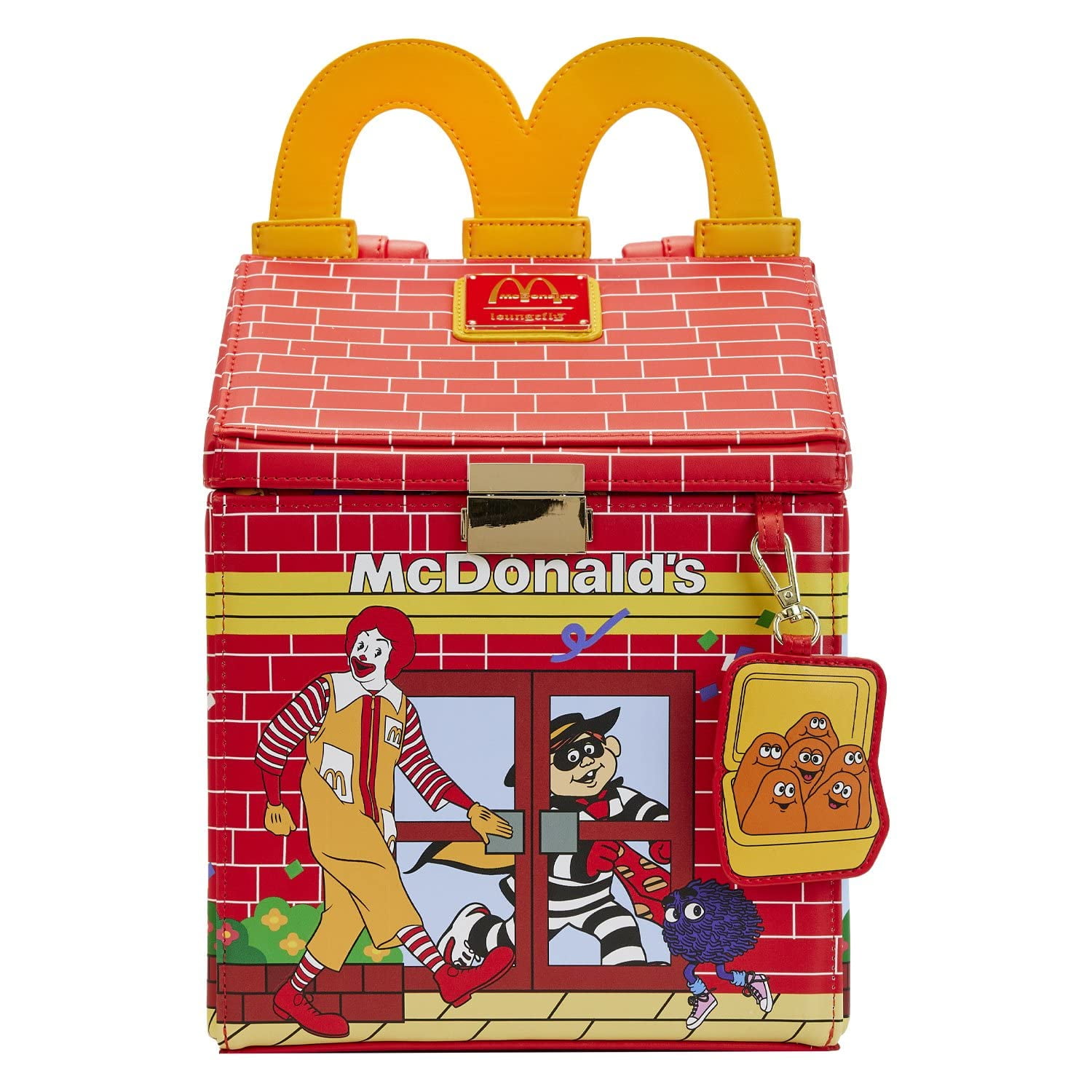 Mochila Loungefly Mcdonald's Happy Meal Para Mujer Color Rojo