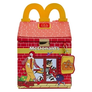 Mochila Loungefly Mcdonald'S Happy Meal Para Mujer Color Rojo