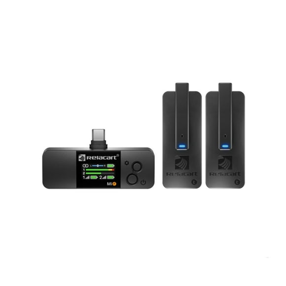 relacart mi3 sistema microfonos inalambricos lavalier set