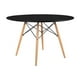 thumbnail image 1 of Mesa Redonda Estela 100cm | Comedor - Oficina negro, 1 of 2
