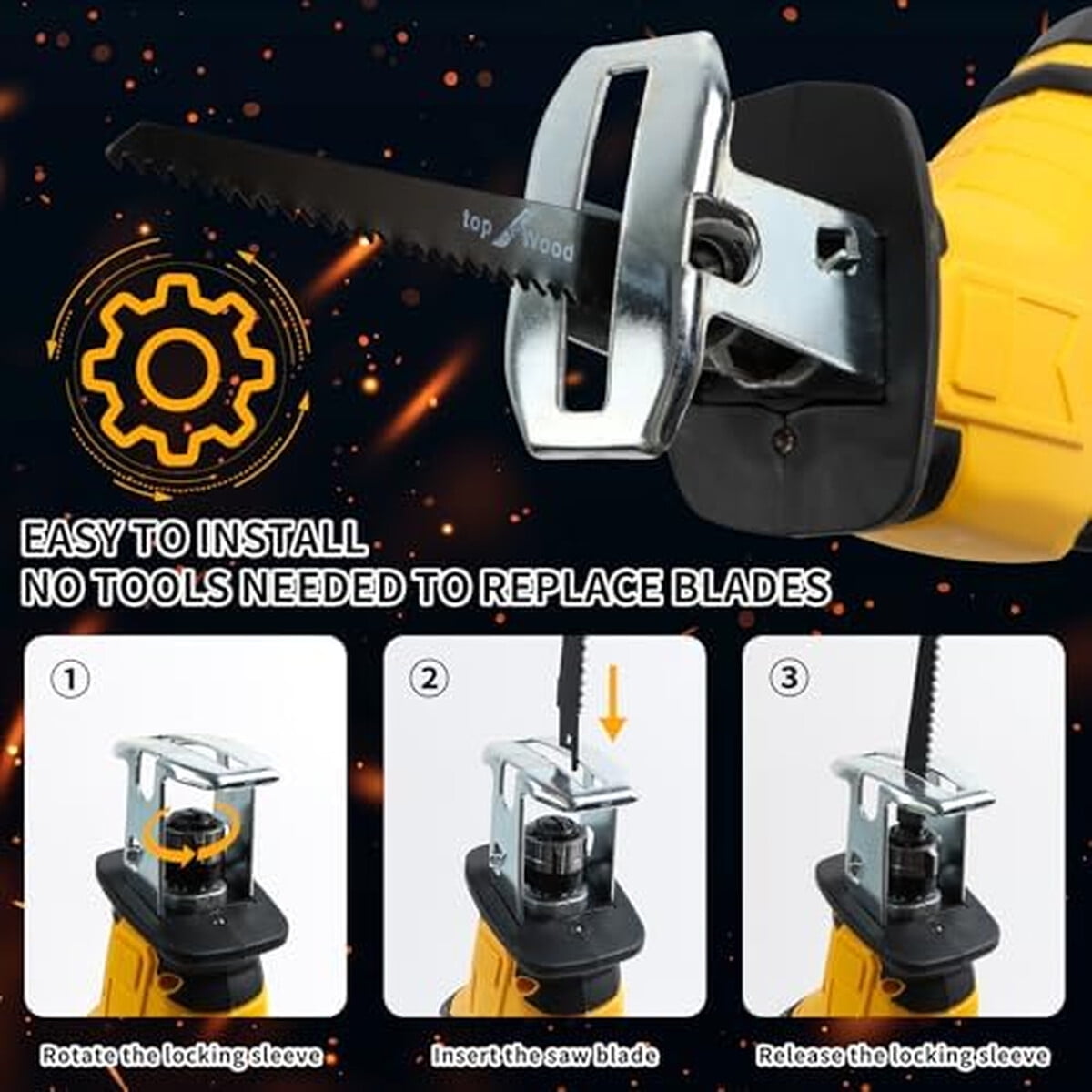 Sierra Sable Inalámbrica Cnkmjrbd 20v Compatible Dewalt