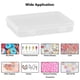 thumbnail image 5 of Caja de almacenamiento transparente rectangular con tapa, caja de polipropileno, caja de embalaje de plástico transparente de 150 mm de largo., 5 of 5