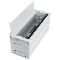 Bookstore - Caja Para Conexiones Eléctricas Box 2 Enchufes - Blanco