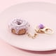 thumbnail image 4 of Llavero con forma de donut de lana, colgante para bolso de coche, llavero para mujer, 4 of 5