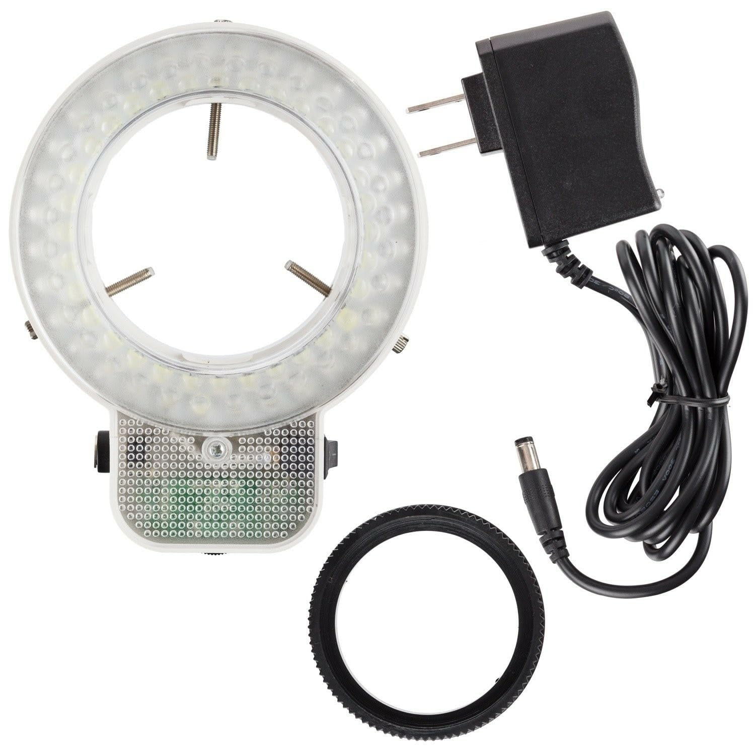 Lámpara Anular Para Microscopio Amscope Led-64s 64 Led Con Atenuador