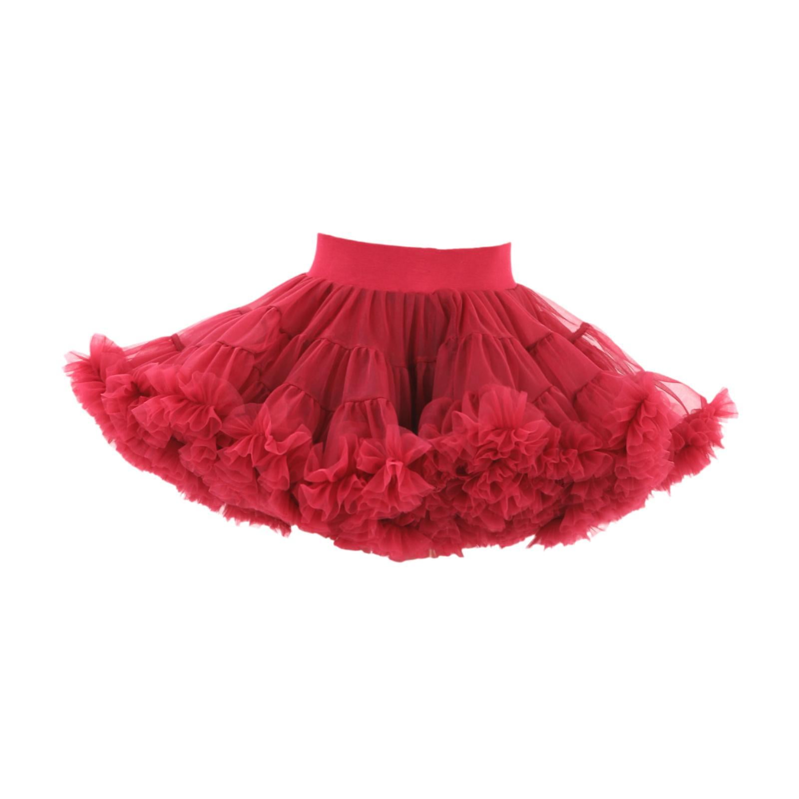 Bothyi - Falda Tutú Para Niñas, Falda Pettiskirt Para Niños, Ropa De Baile, Disfraz, Faldas De Baile M