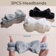 thumbnail image 3 of LEOBRO Spa Headband, 6 piezas: cintillos para maquillaje y coleteros, 3 of 3