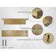 thumbnail image 4 of Estante de madera con 25 ganchos para colgar medallas Qktxktzy – 41 cm, 4 of 6