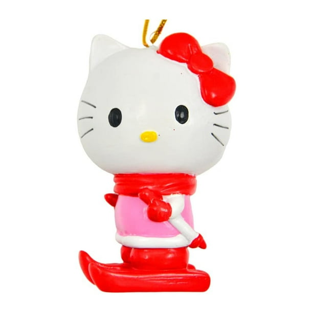 d*7様 Hello Kitty スノーボード マスコット ストラップ Colgante para árbol Hello Kitty esquiadora, producto surtido, 1 un