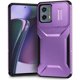thumbnail image 1 of Funda Resistente para Motorola Moto G 5G 2023 con Tapa Deslizante y Protección Militar Morado, 1 of 6
