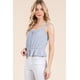 thumbnail image 3 of Top Camisola de Canalé con Lazo Delantero y Peplum de Encaje, 3 of 4