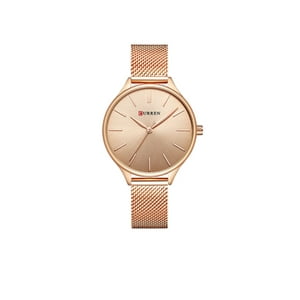 Reloj Analogo Oro Rosa Curren C9024L_5