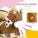 thumbnail image 3 of Animal de peluche Baby Rocking Horse Qaba con sonido realista, 3 of 9