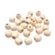 thumbnail image 1 of Cuentas De Madera Con Agujero Grande, Cuentas Sueltas De Madera Para Enhebrar, Color Beige, 1 of 5