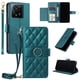 thumbnail image 5 of Funda tipo billetera FOXDOCK para Xiaomi 13T – Tapa abatible con correa para mujer, 5 of 5