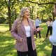 thumbnail image 3 of Agnes Orinda Blazers de Talla Grande para Mujeres Cuadros Solapa con Muesca Manga Larga Blazer Casual de Negocios 1X Burdeos, 3 of 8