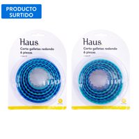 Set Corta Galleta Molde Redondo 6 Piezas, Color Surtido 1 Un Mainstays