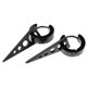 thumbnail image 3 of Pendientes Colgantes Triangulares De Acero Inoxidable Estilo Punk Para Mujer Y Hombre, Color Negro, 3 of 3