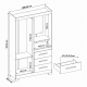 thumbnail image 3 of Closet 2P 3C Noah Home Mobili, 3 of 3