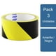 thumbnail image 1 of Pack 3 Cinta para demarcar piso 48mm x 14mts Amarilla / Negra, 1 of 2
