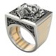 thumbnail image 2 of Anillos Combinados Para Hombres Anillo De León Vintage Joyería De Hip Hop Anillos Punk Regalo 8, 2 of 5