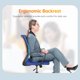 thumbnail image 3 of Silla de oficina BestOffice ergonómica de malla azul ajustable, 3 of 7