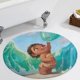 thumbnail image 5 of Alfombra Redonda Infantil Princesa Moana Desmarcar 60cm, 5 of 6