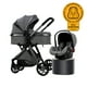 thumbnail image 1 of Coche Cuna con Silla Nido y Multiposición Gris, 1 of 8