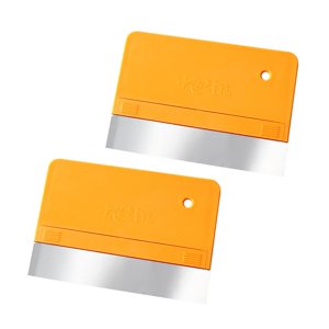 Magideal - Raspadores De Pasteles, Herramienta De Decoración Más Suave Para Glaseado De Pasteles, Práctica Herramienta De Borde De Pastel Diy Para Crema De Mante 2 Piezas De Raspador