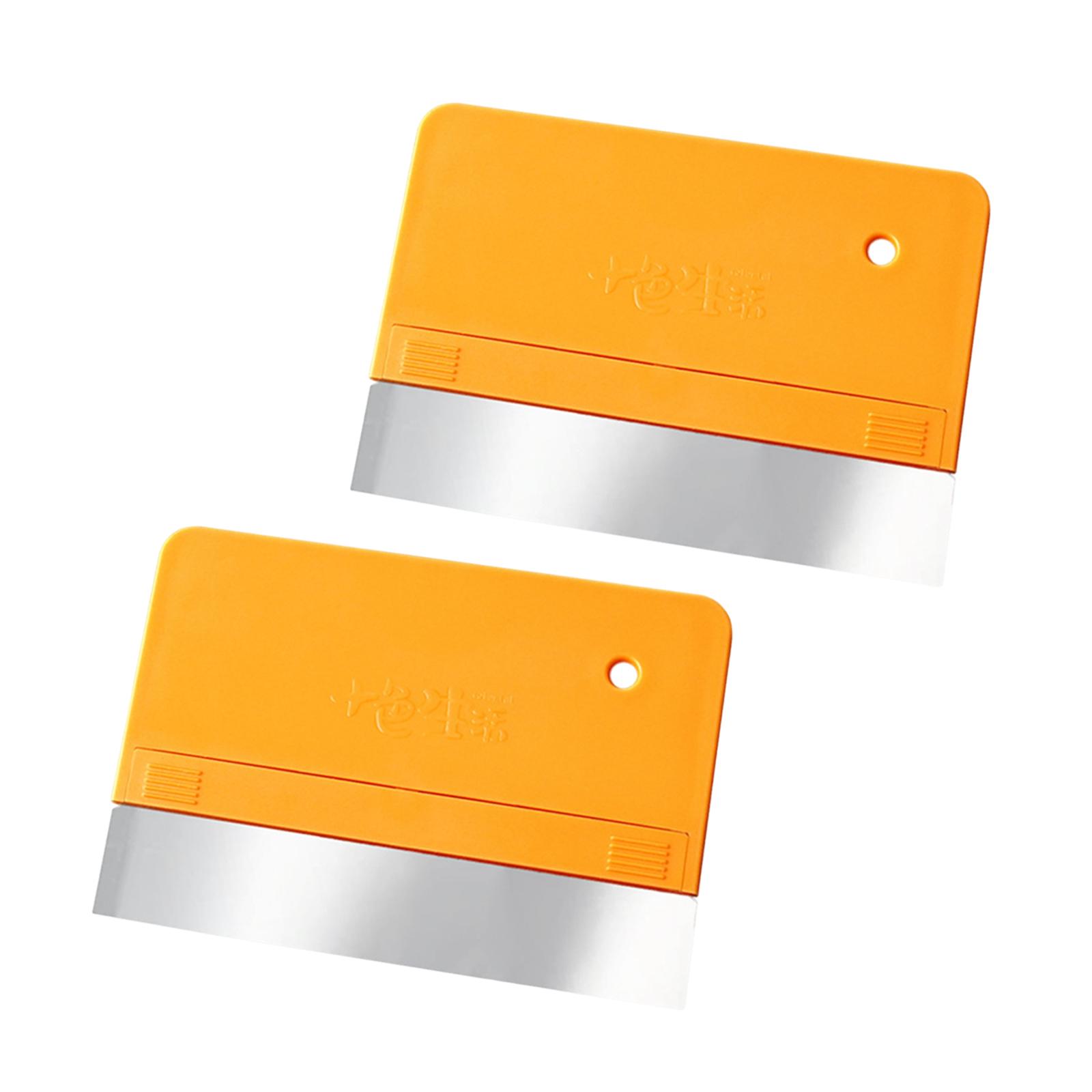 Magideal - Raspadores De Pasteles, Herramienta De Decoración Más Suave Para Glaseado De Pasteles, Práctica Herramienta De Borde De Pastel Diy Para Crema De Mante 2 Piezas De Raspador