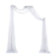 thumbnail image 1 of Boda Draping Party Telón de fondo Paneles Recepción Swag 70x550cm para hogar Foto Telón de fondo Escenario , 1x blanco, 1 of 5