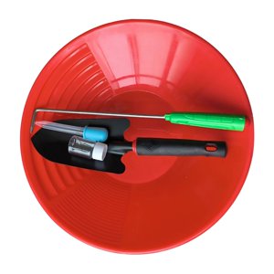 Magideal - Kit De Batea De Oro Herramienta De Recolección Aguas Agitadas Diferentes Rápidos Equipo Para Exteriores Herramienta De Prospección Separación Efectiva Rojo