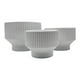 thumbnail image 2 of Set 3 Maceteros Maceta De Ceramica Copon Blanco Brillante, 2 of 6