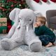 thumbnail image 3 of Peluche Vermont con forma de oso de peluche, elefante gigante, 120 cm, 3 of 9