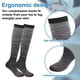 thumbnail image 2 of pares de calcetines de compresión de cobre Adecuados para hombres y mujeres Medias hasta la rodilla de 20-30 mm Hg, 2 of 5