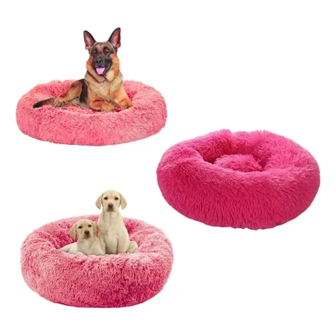 Linea Sport - Cama De Felpa Suave Antiestrés Para Perros Y Gatos 100Cm Xxl