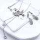 thumbnail image 2 of Conjunto Plumas Collar Y Aros Circonitas, Regalo, Fiesta, 2 of 10