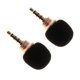 thumbnail image 3 of Mini micrófono de 2 piezas de 3.5 mm para la grabación de teléfonos móviles en teléfonos inteligentes, 3 of 7