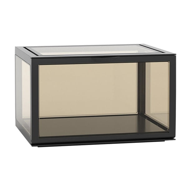 Vitrina Transparente Acrílica Estante De Almacenamiento De Artesanías Para Figuritas En Miniatura Negro