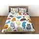 thumbnail image 3 of Juego de Funda Nórdica para Niños Colcha Gatos Monos, Ropa de Cama y Funda de Almohada,, 3 of 3