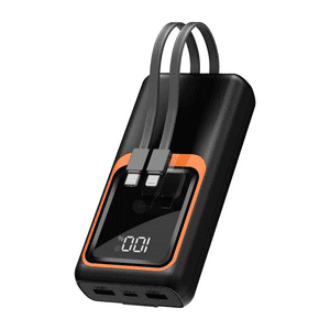 Genérico - Cargador Portátil Power Bank 2 Cables 20000Mah